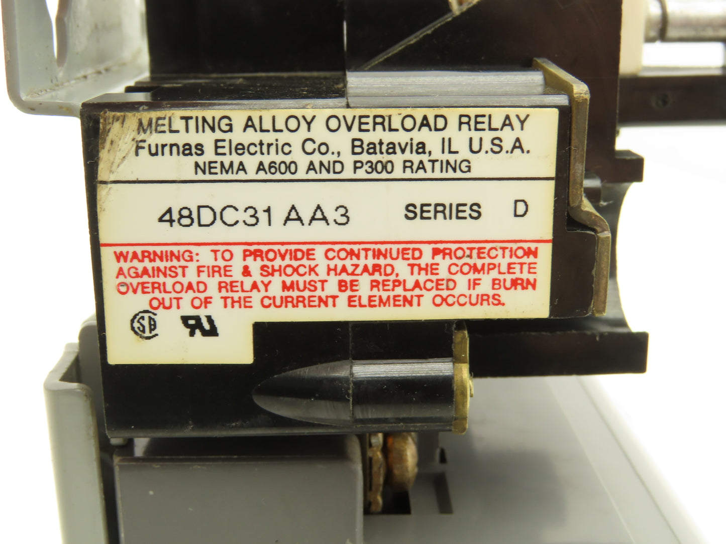 Furnas 14DP32A*9 AC Contactor Motor Starter 10Hp 600VAC 3Ph 75DF14 Contact Kit