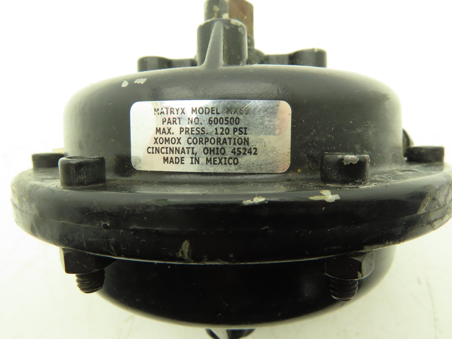 Xomox Matryx MX60 Pneumatic Vane Actuator Butterfly/Ball Valve 120psi