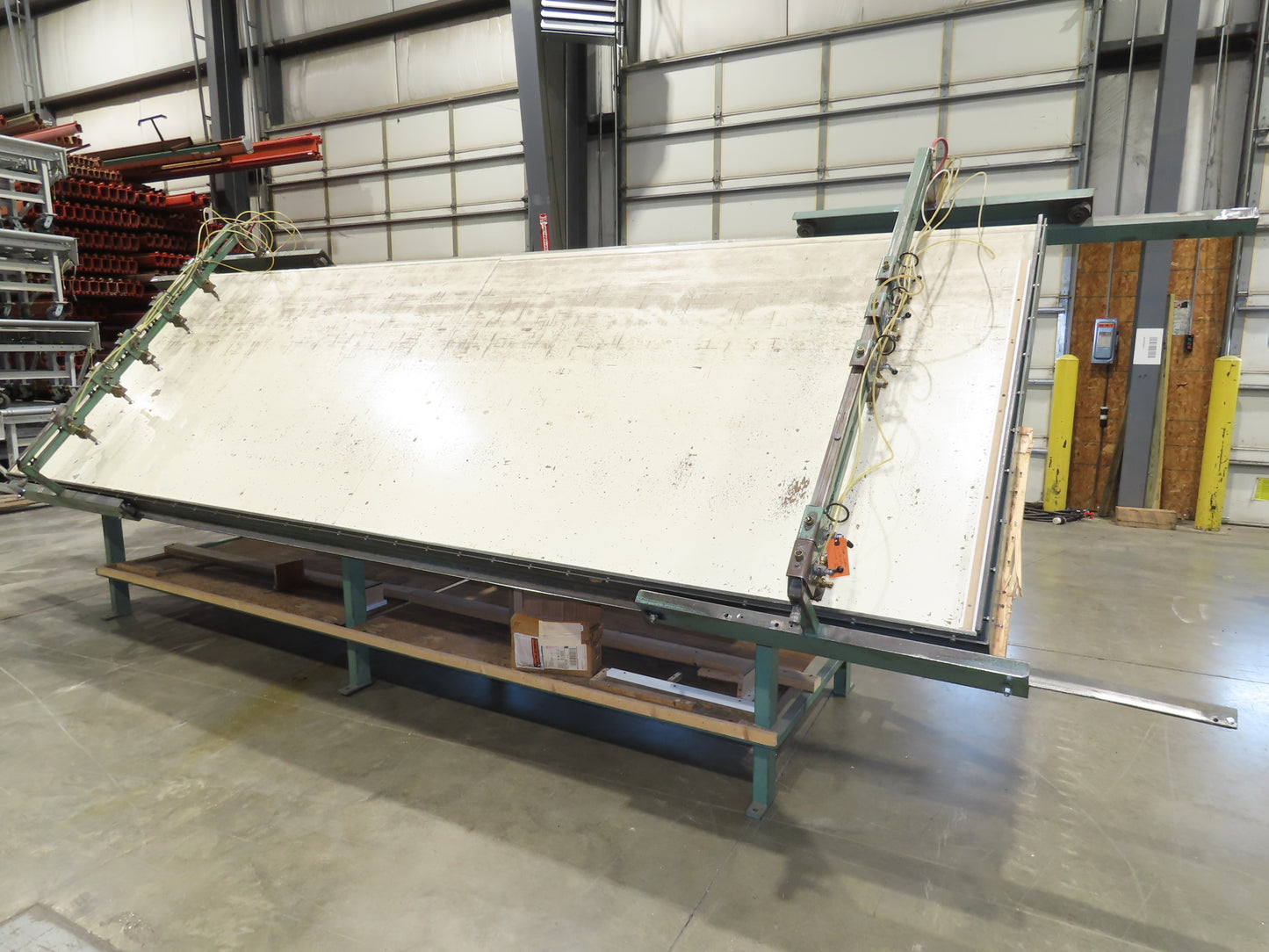 5'x 16' Face Frame Assembly Table Pneumatic Dual Clamp Steel Frame