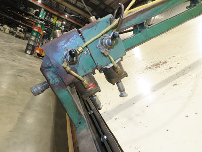 5'x 16' Face Frame Assembly Table Pneumatic Dual Clamp Steel Frame