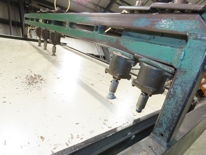 5'x 16' Face Frame Assembly Table Pneumatic Dual Clamp Steel Frame