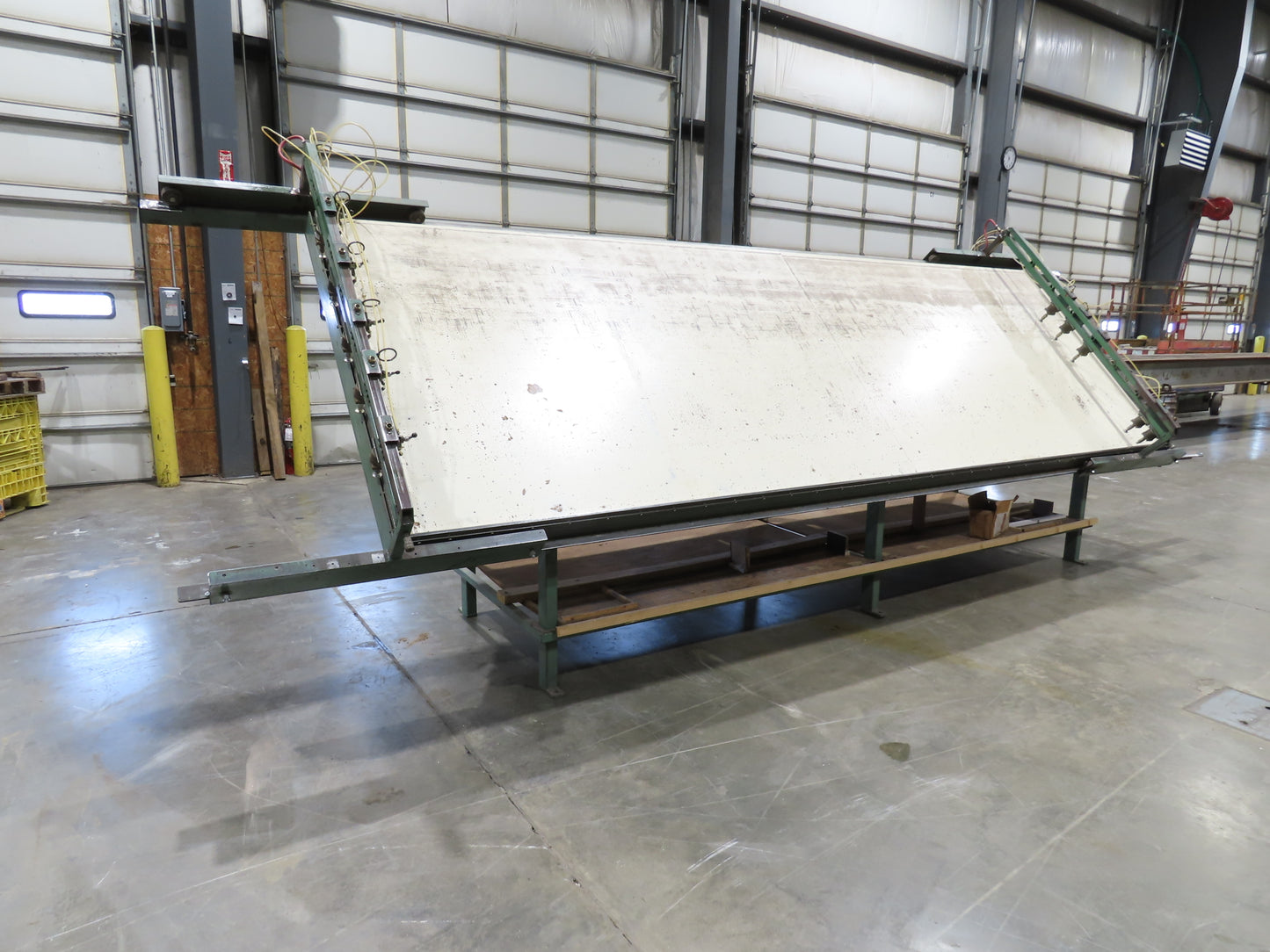 5'x 16' Face Frame Assembly Table Pneumatic Dual Clamp Steel Frame