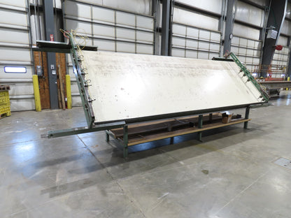 5'x 16' Face Frame Assembly Table Pneumatic Dual Clamp Steel Frame