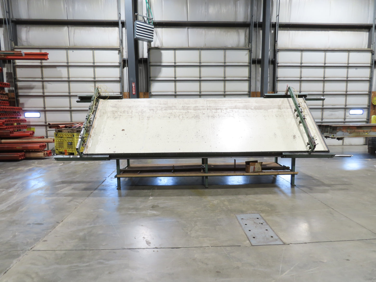 5'x 16' Face Frame Assembly Table Pneumatic Dual Clamp Steel Frame