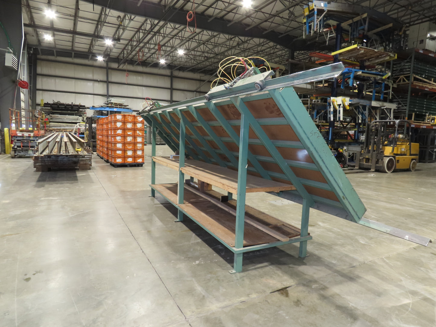 5'x 16' Face Frame Assembly Table Pneumatic Dual Clamp Steel Frame