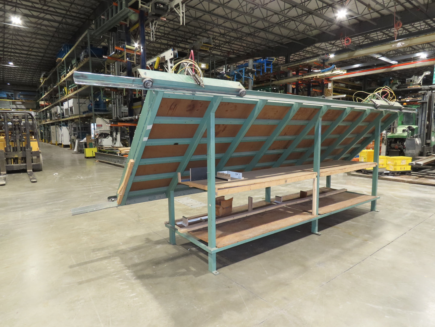 5'x 16' Face Frame Assembly Table Pneumatic Dual Clamp Steel Frame