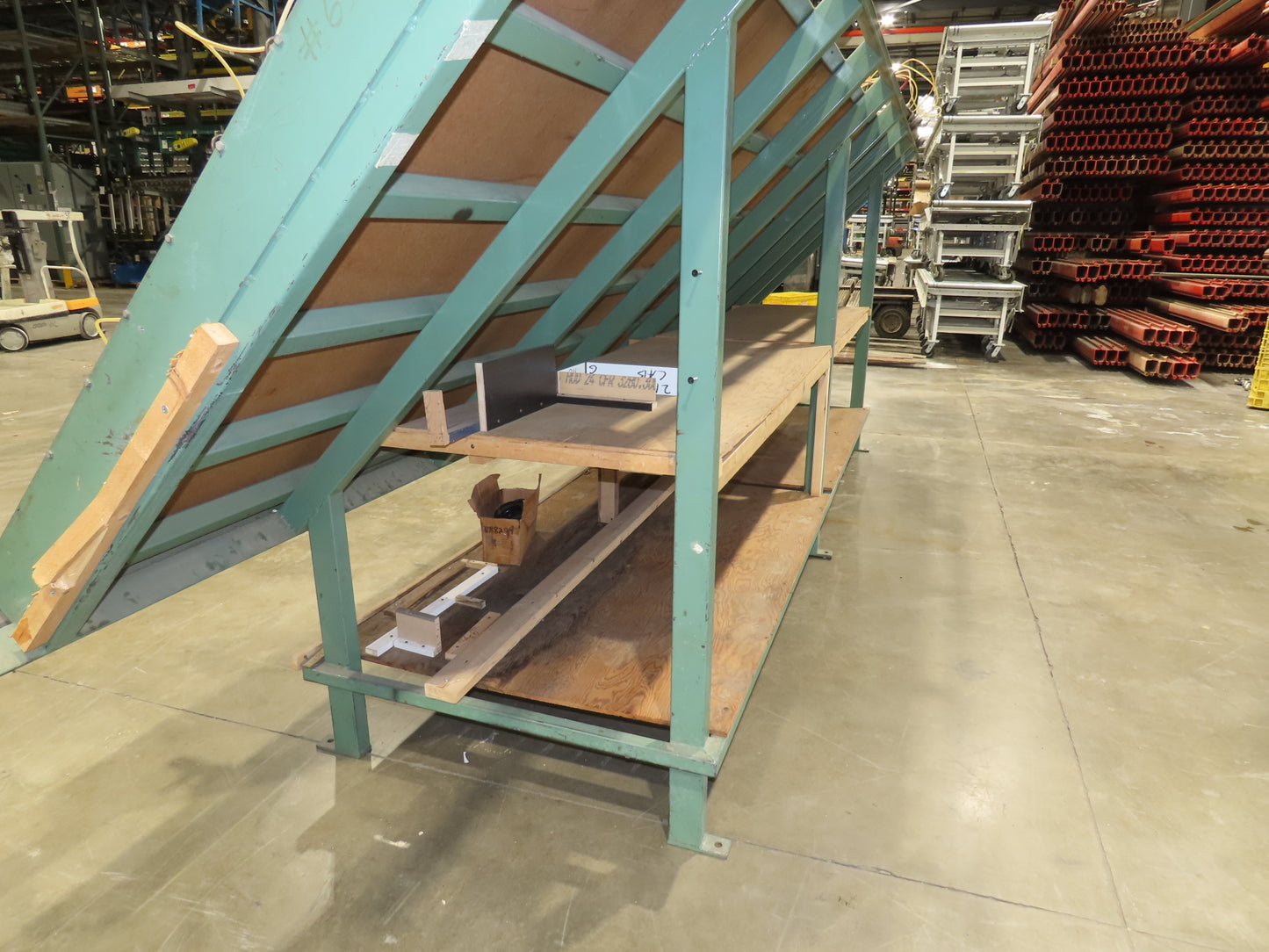 5'x 16' Face Frame Assembly Table Pneumatic Dual Clamp Steel Frame