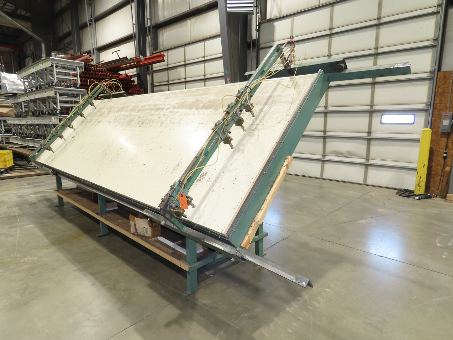 5'x 16' Face Frame Assembly Table Pneumatic Dual Clamp Steel Frame