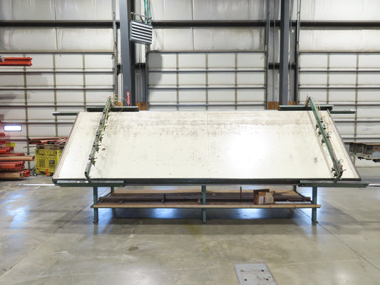 5'x 16' Face Frame Assembly Table Pneumatic Dual Clamp Steel Frame