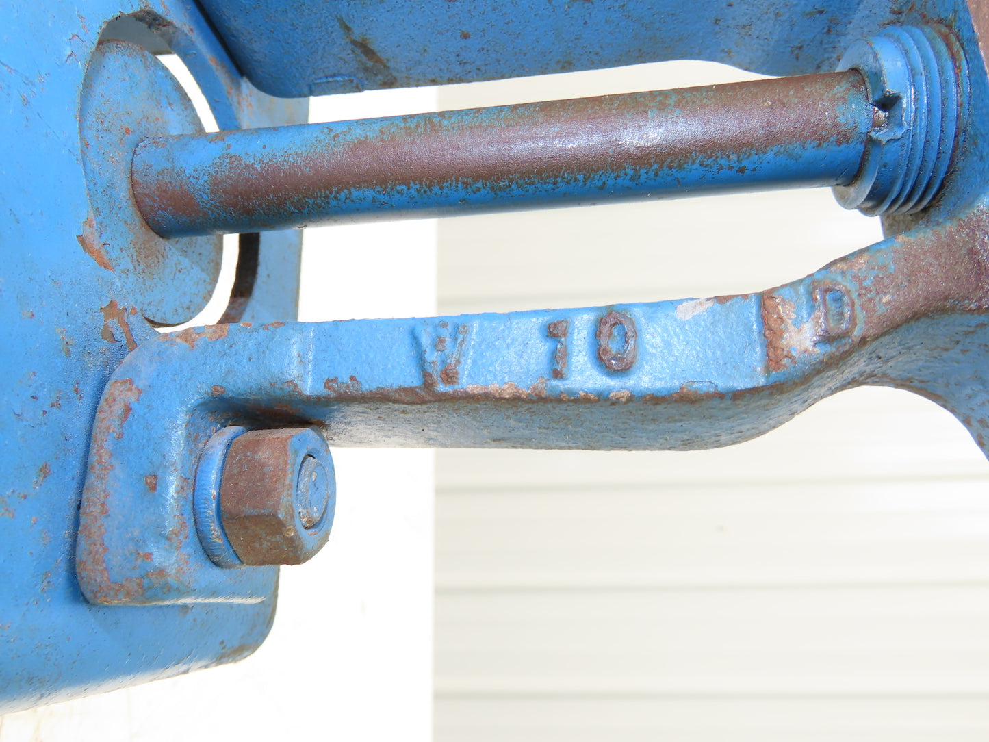 Mosser W10D 10" Wafer Style Steel Butterfly Valve Stainless Disc