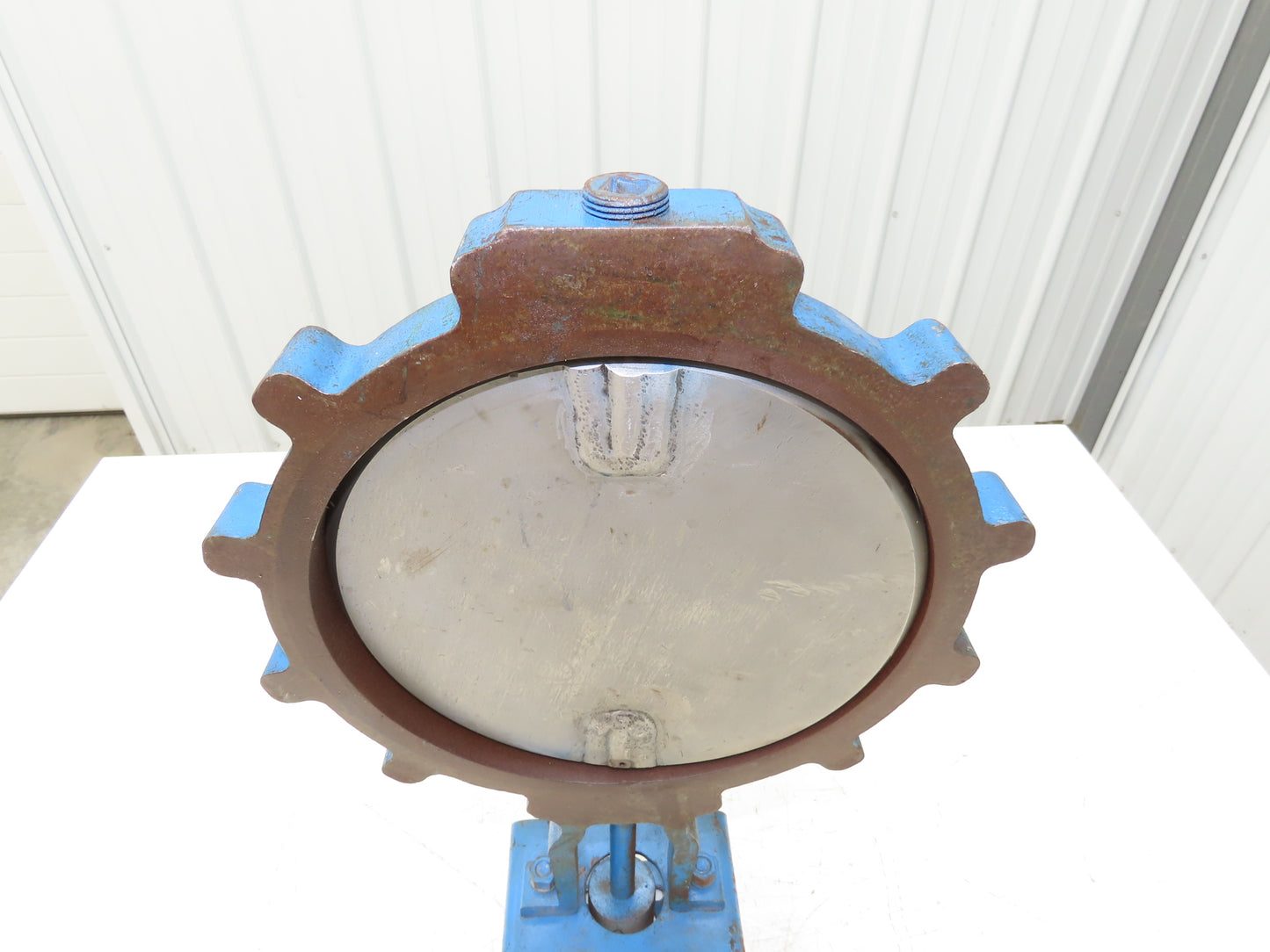Mosser W10D 10" Wafer Style Steel Butterfly Valve Stainless Disc