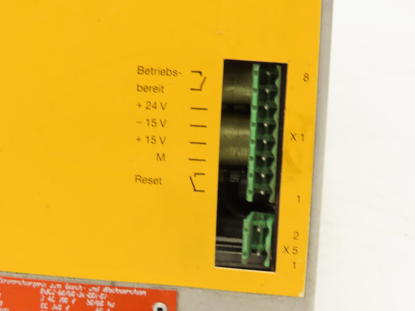 Baumuller BUC2-60/60-34-001-01 Servo Drive Controller Power Supply 190VAC 3Ph
