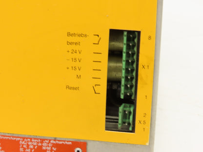 Baumuller BUC2-60/60-34-001-01 Servo Drive Controller Power Supply 190VAC 3Ph