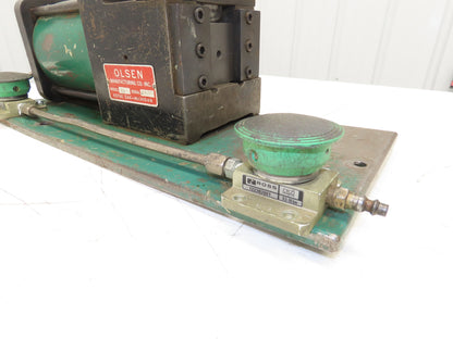 Olsen Model 20 Powerflare Pneumatic Double Flare Swaging Machine 80 PSI Min