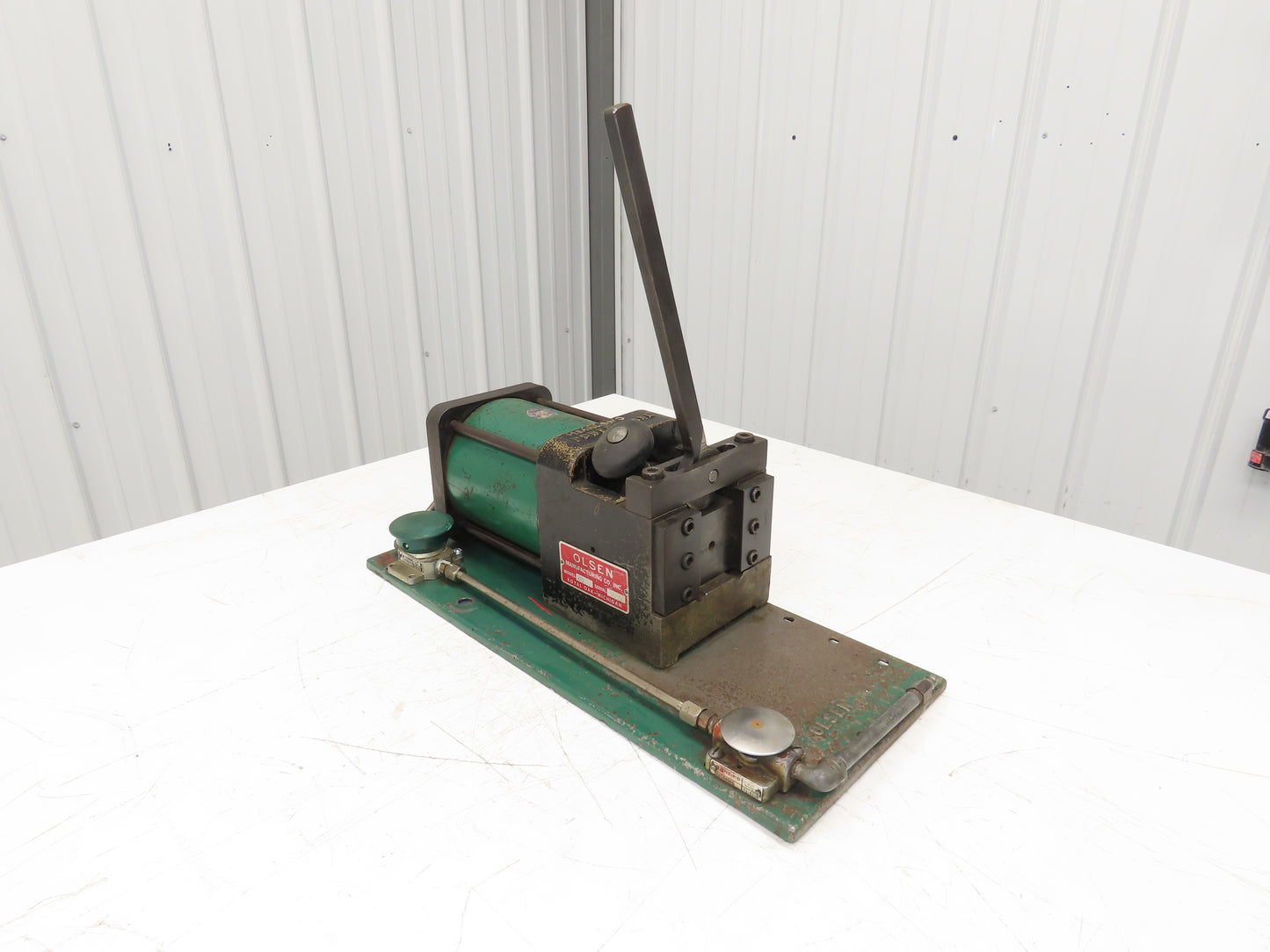 Olsen Model 20 Powerflare Pneumatic Double Flare Swaging Machine 80 PSI Min