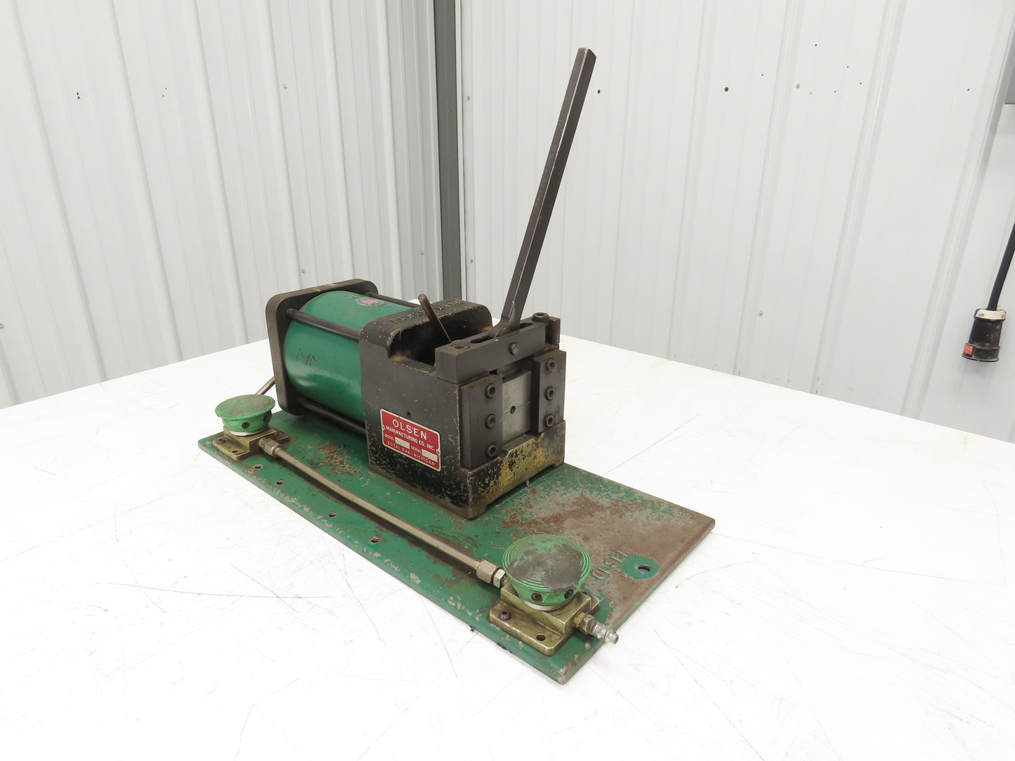 Olsen Model 20 Powerflare Pneumatic Double Flare Swaging Machine 80 PSI Min