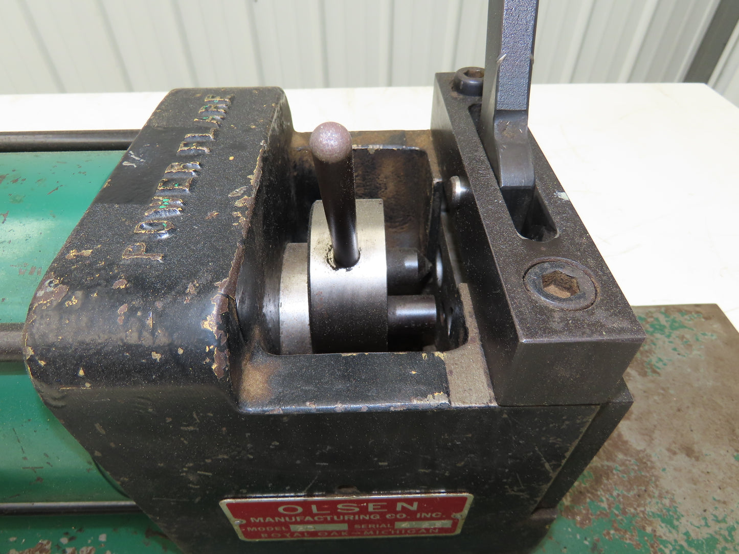 Olsen Model 20 Powerflare Pneumatic Double Flare Swaging Machine 80 PSI Min