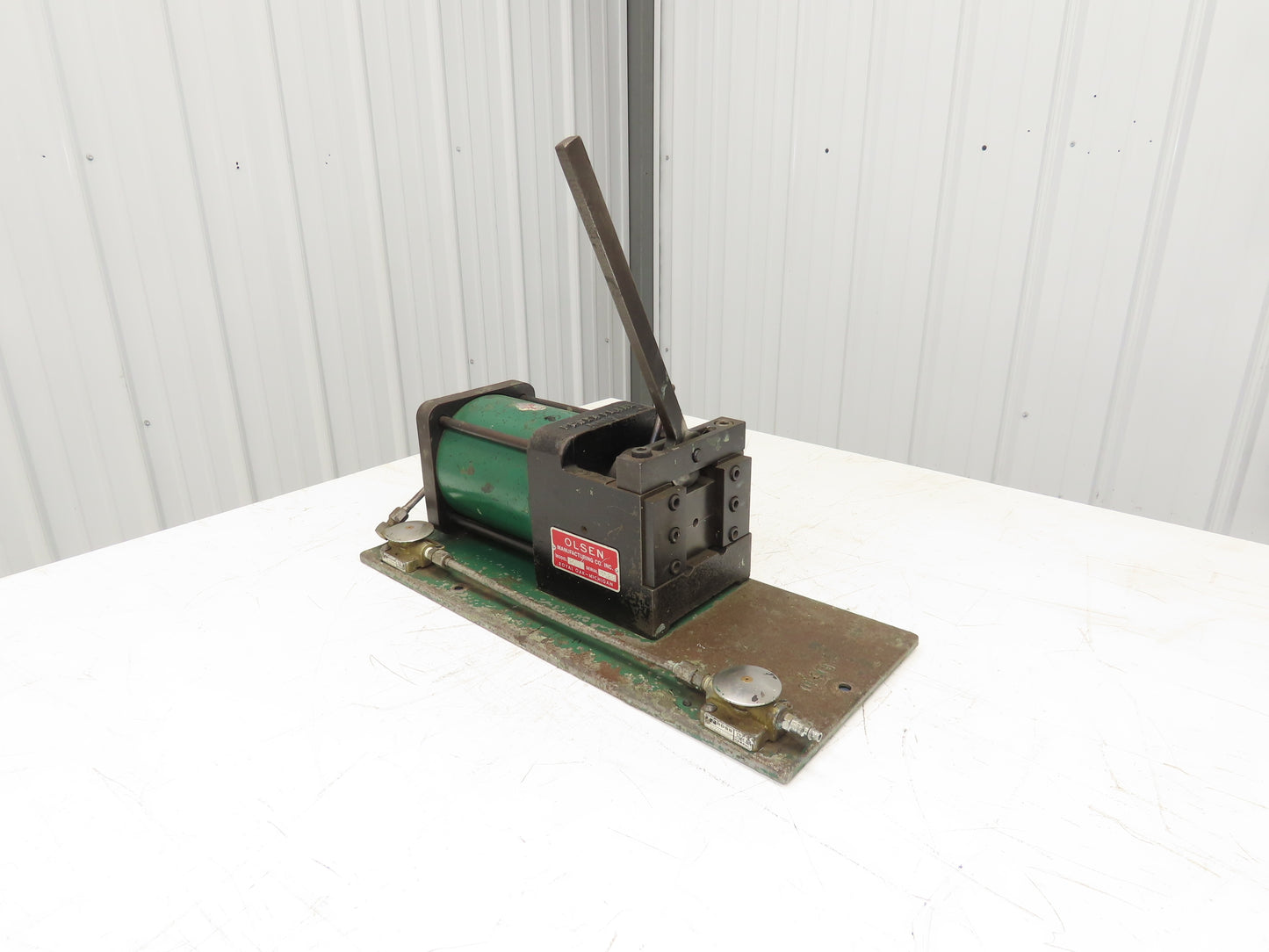 Olsen Model 20 Powerflare Pneumatic Double Flare Swaging Machine 80 PSI Min