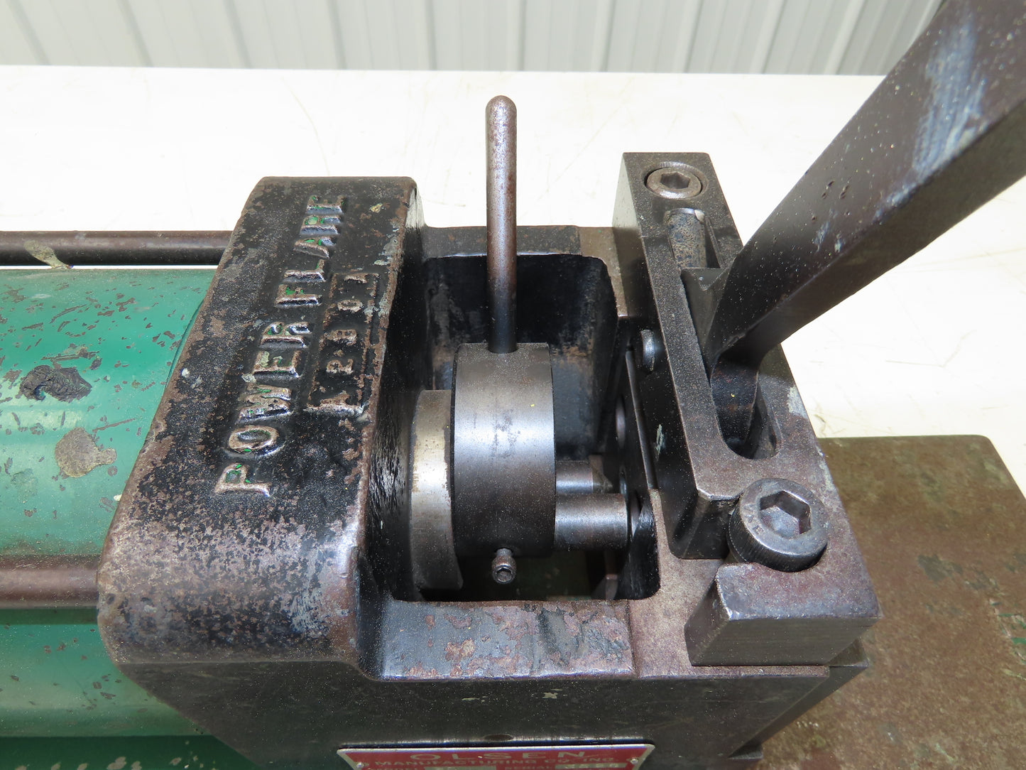 Olsen Model 20 Powerflare Pneumatic Double Flare Swaging Machine 80 PSI Min