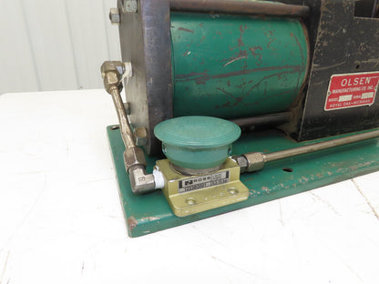 Olsen Model 20 Powerflare Pneumatic Double Flare Swaging Machine 80 PSI Min