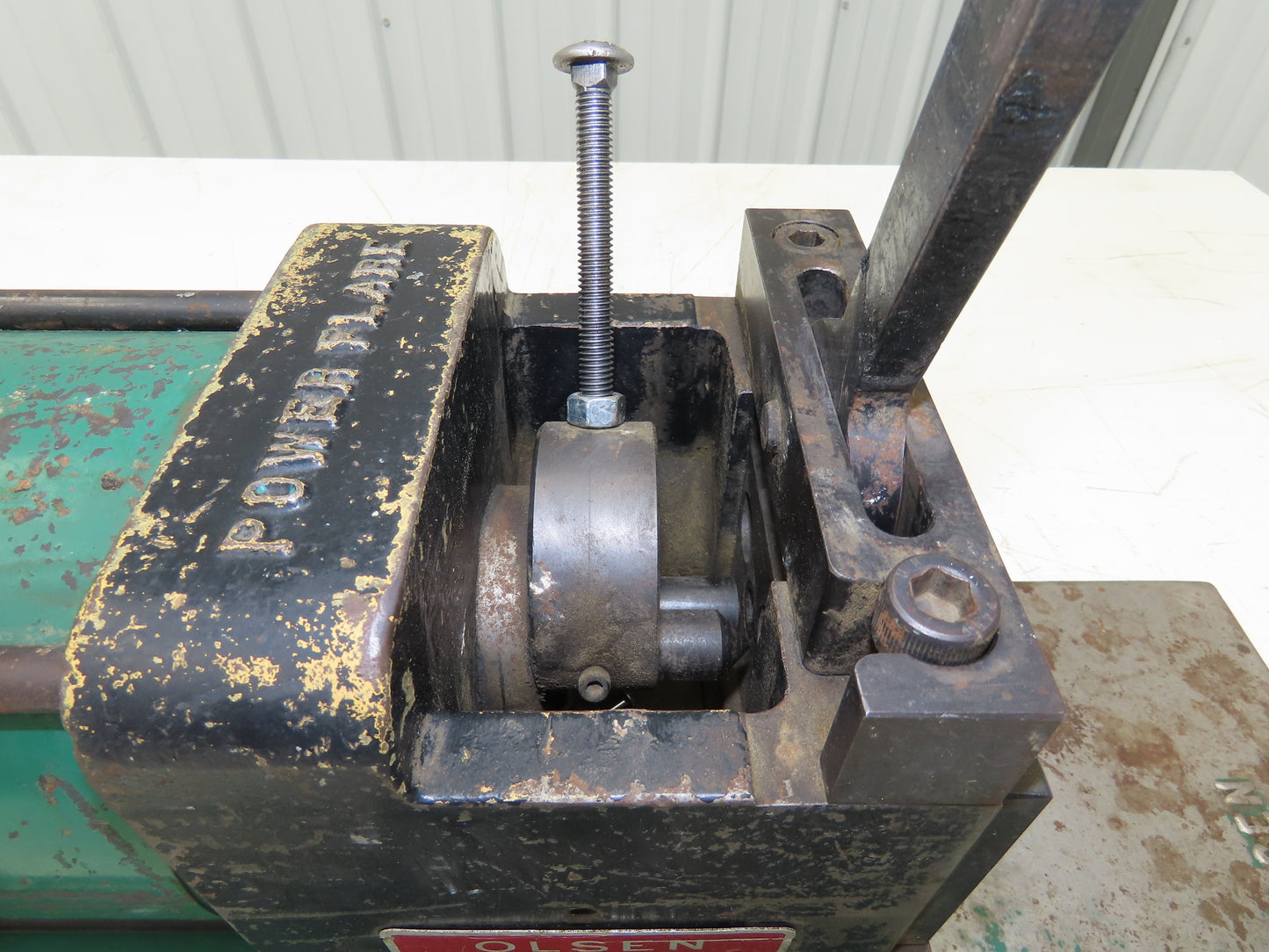 Olsen Model 20 Powerflare Pneumatic Double Flare Swaging Machine 80 PSI Min