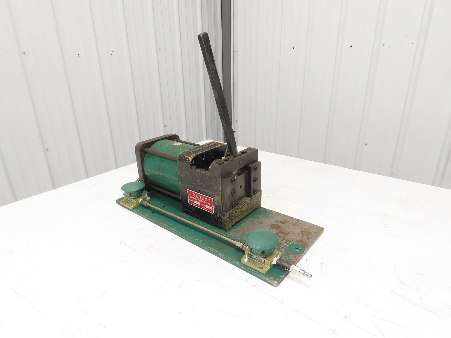 Olsen Model 20 Powerflare Pneumatic Double Flare Swaging Machine 80 PSI Min