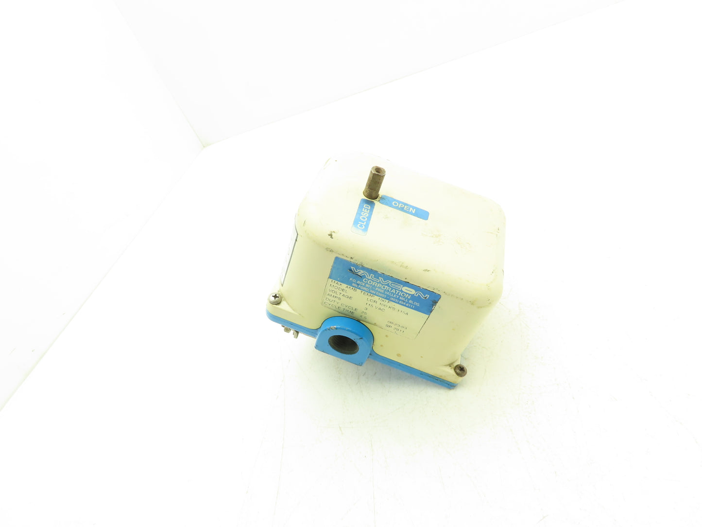 Valvcon LCR 100 KS 115A Electric Valve Damper Actuator 115V Reversing