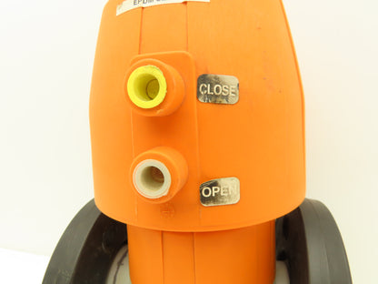 Georg Fischer 198151710 DN40 1.5" PVC Diaphragm Valve Diastar Pneumatic Actuator