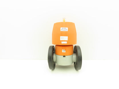 Georg Fischer 198151710 DN40 1.5" PVC Diaphragm Valve Diastar Pneumatic Actuator