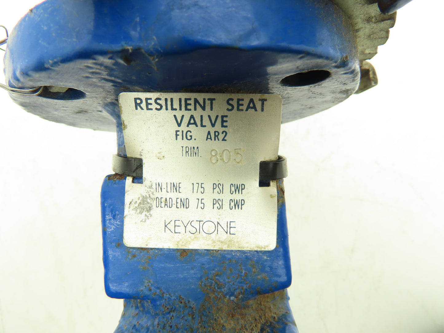 Keystone AR2 805 Lug Butterfly Valve 6" w/Handle Stainless Disc 175 PSI