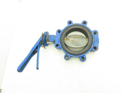 Keystone AR2 805 Lug Butterfly Valve 6" w/Handle Stainless Disc 175 PSI