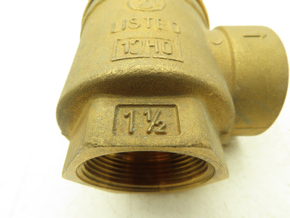 Giacomini 12HO Brass Pressure Reducing Valve 1-1/2" NPT Right Angle