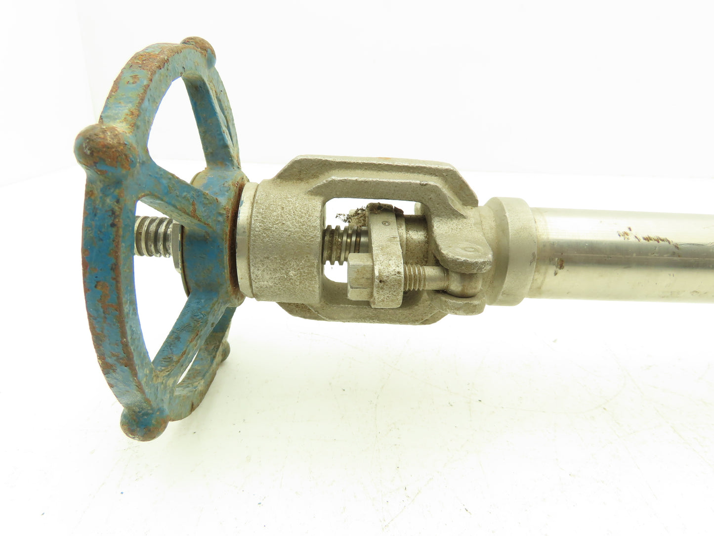 OIC S151 Stainless Gate Valve 1" Flanged Class 150 Extended Stem Handle 20"H