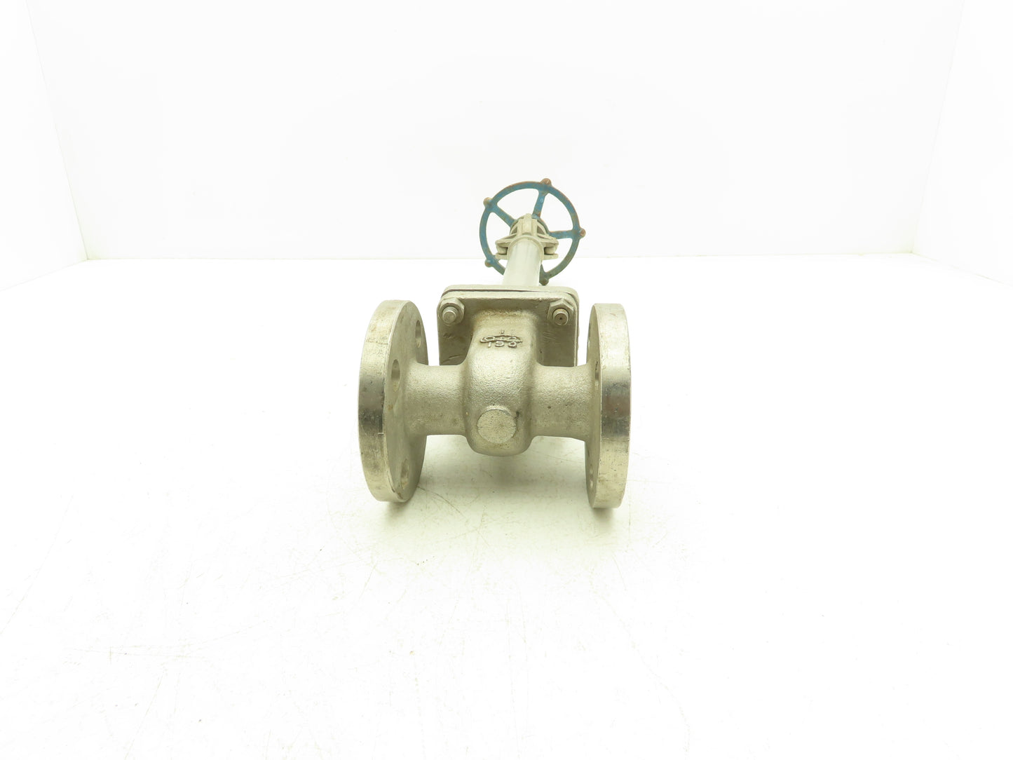 OIC S151 Stainless Gate Valve 1" Flanged Class 150 Extended Stem Handle 20"H