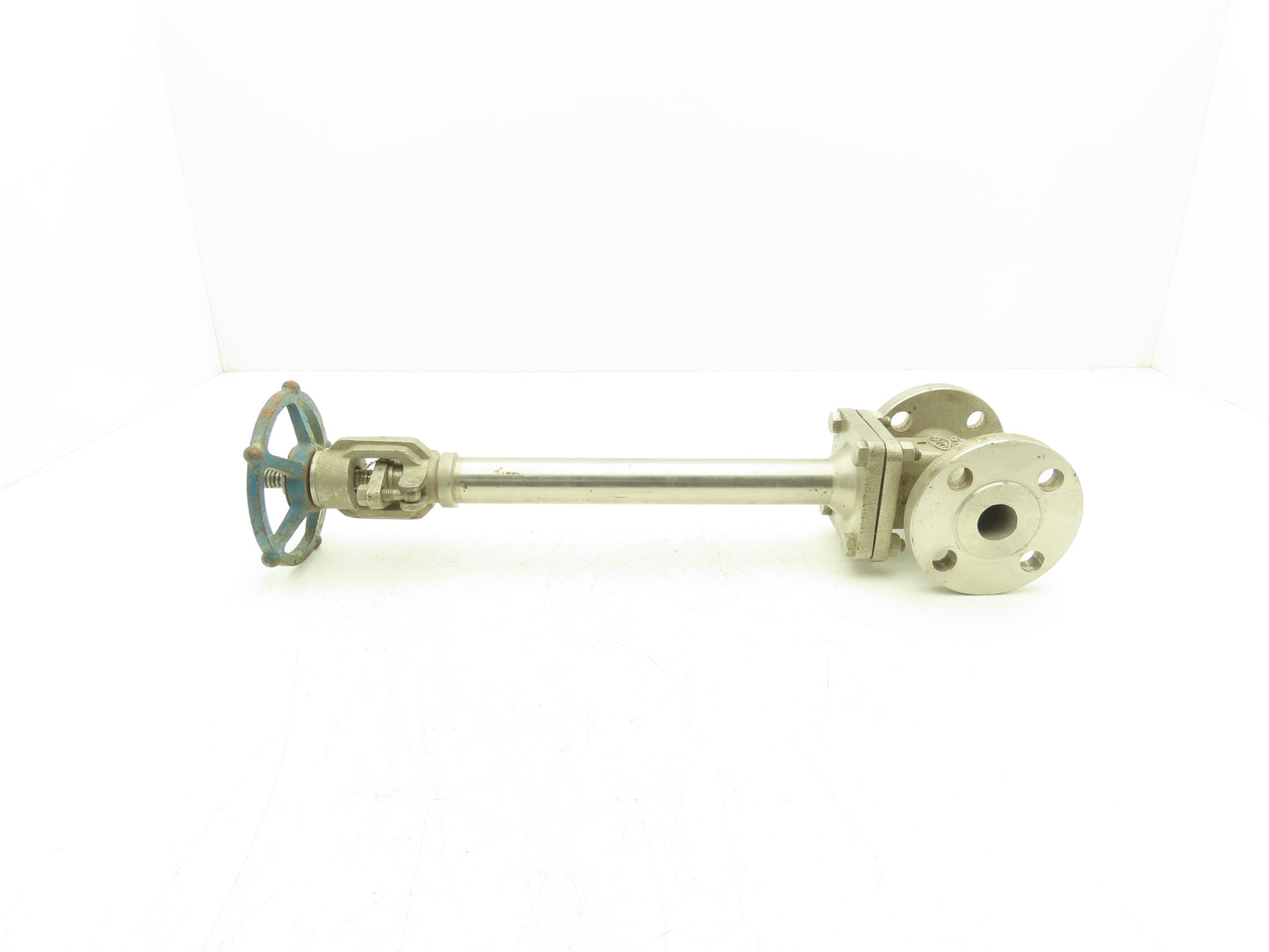 OIC S151 Stainless Gate Valve 1" Flanged Class 150 Extended Stem Handle 20"H