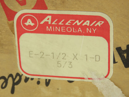 Allenair E 2-1/2X1 Pneumatic Double Acting Air Cylinder 2-1/2"Bore 1" Stroke