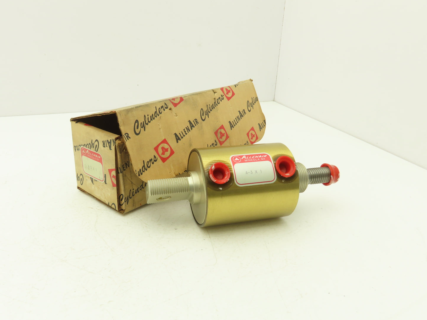 Allenair A-3 X 1 Pneumatic Double Acting Air Cylinder 3" Bore 1" Stroke