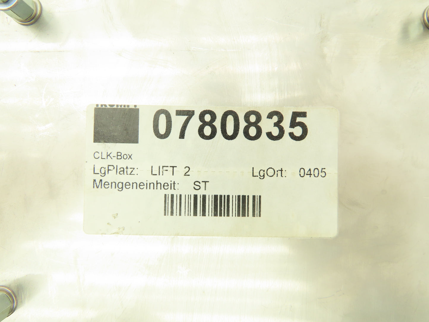 Trumpf 0780835 CLK Box Control Module For Laser Pump & Valve 05-15-89-00/06