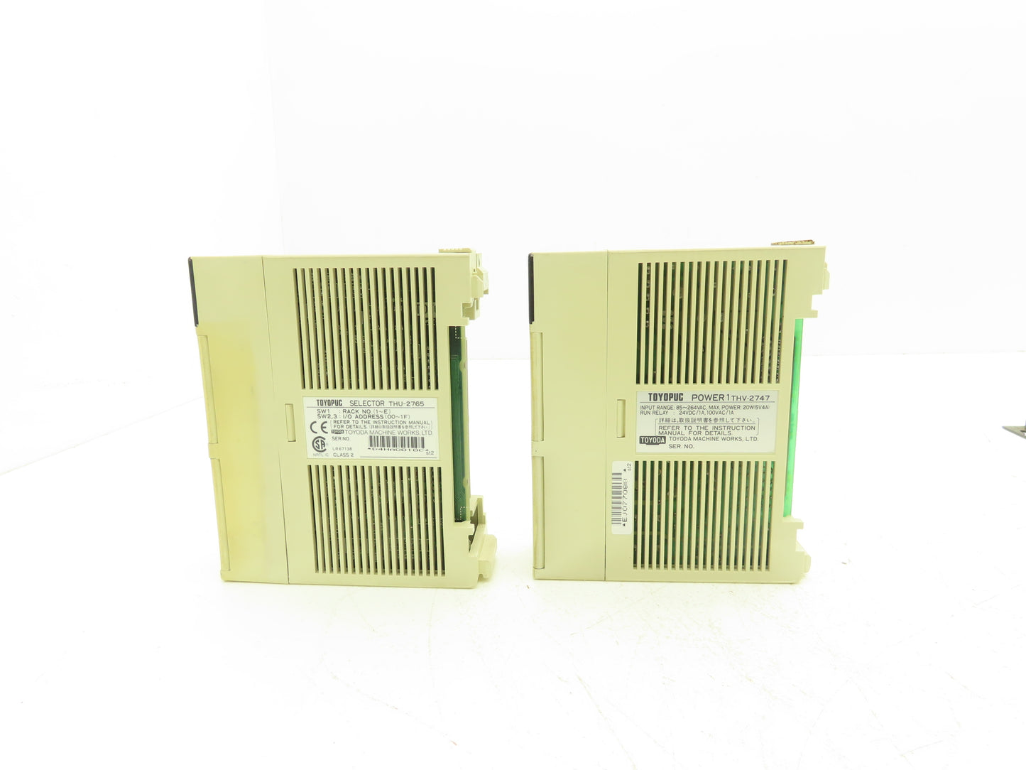 Toyoda Machine Works Toyopuc PLC Chassis Rack CPU Processor I/O Module *Read