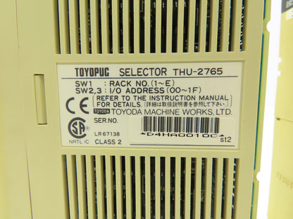 Toyoda Machine Works Toyopuc PLC Chassis Rack CPU Processor I/O Module *Read