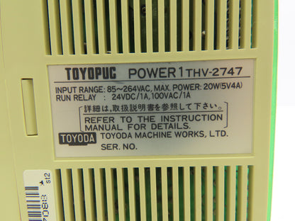 Toyoda Machine Works Toyopuc PLC Chassis Rack CPU Processor I/O Module *Read