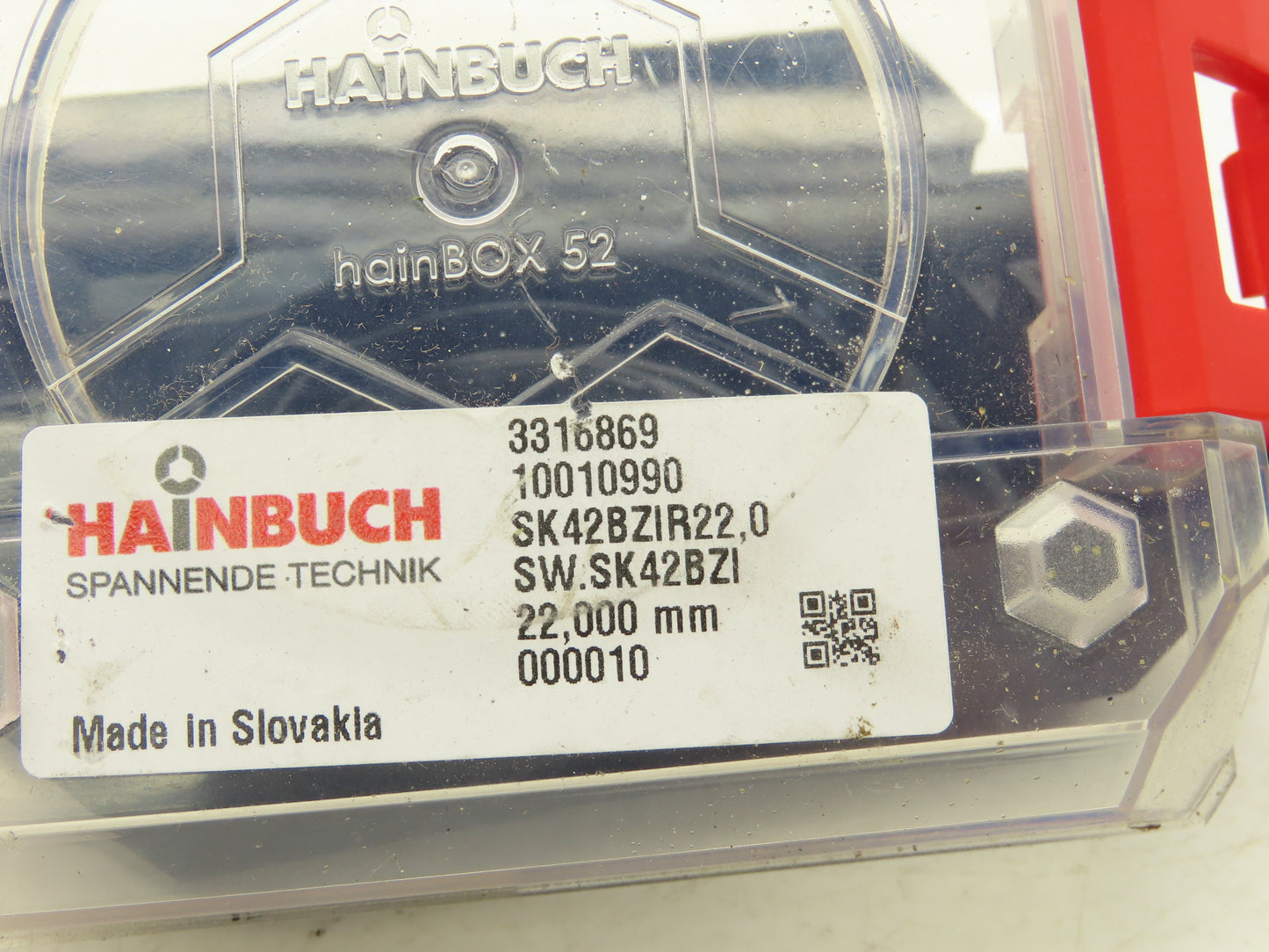 Hainbuch SK42BZIR22 Clamping Head Serrated Bore 22mm x 47mm OAL Chuck Type H