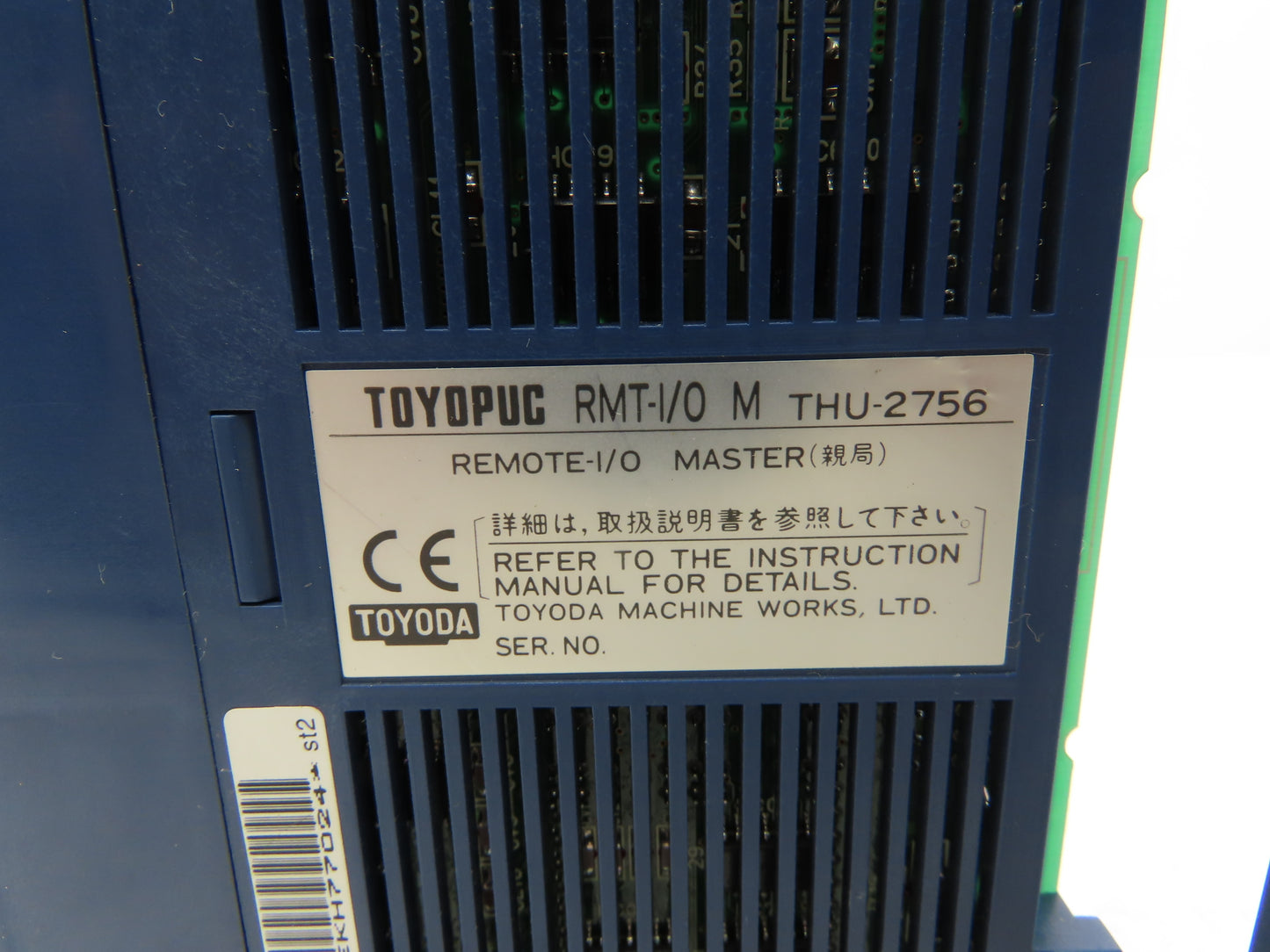 Toyoda Machine Works Toyopuc PLC Chassis Rack CPU Processor I/O Module *Read
