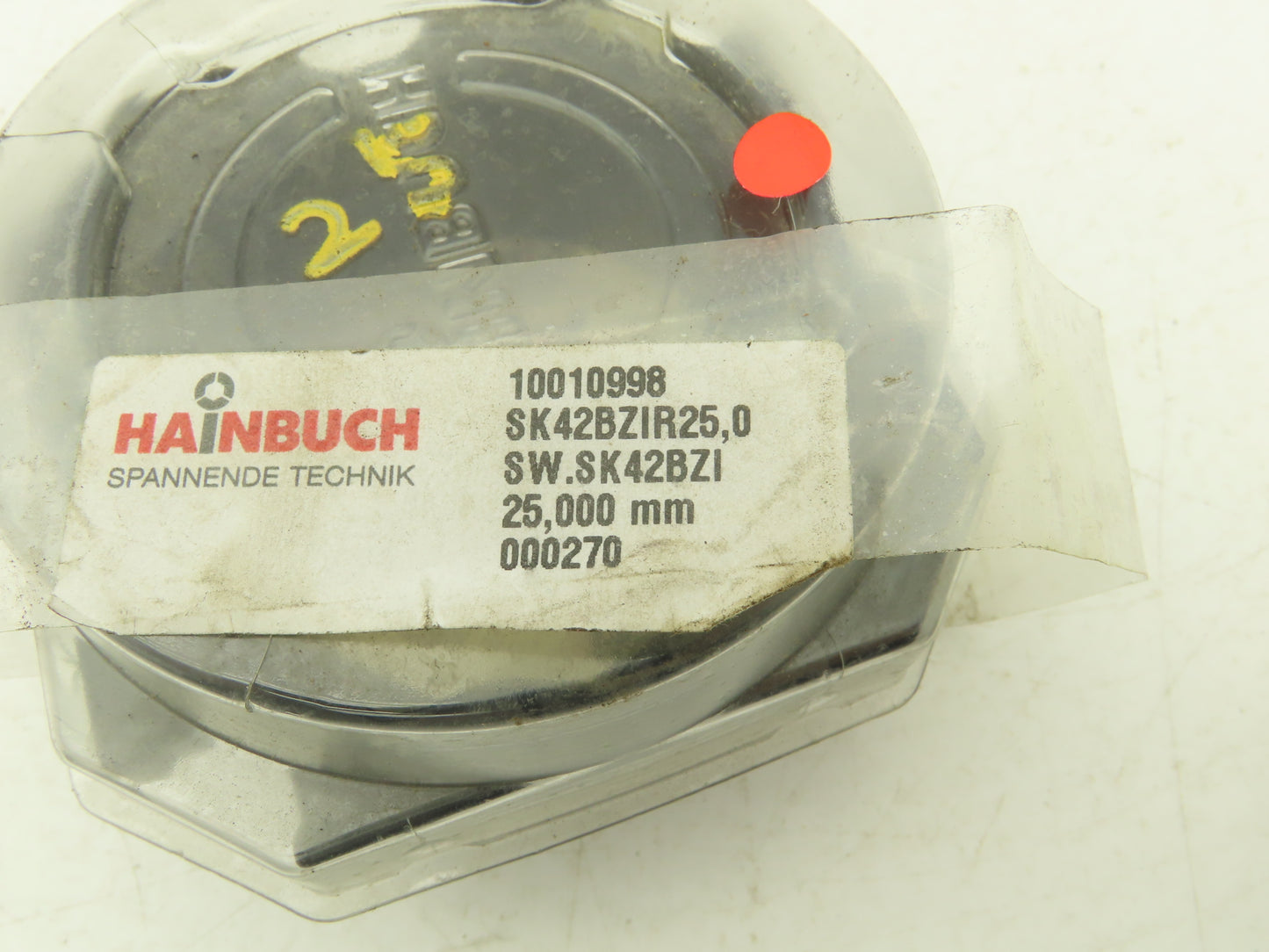 Hainbuch SK42BZIR25 Clamping Head Serrated Bore 25mm x 47mm OAL Chuck Type H