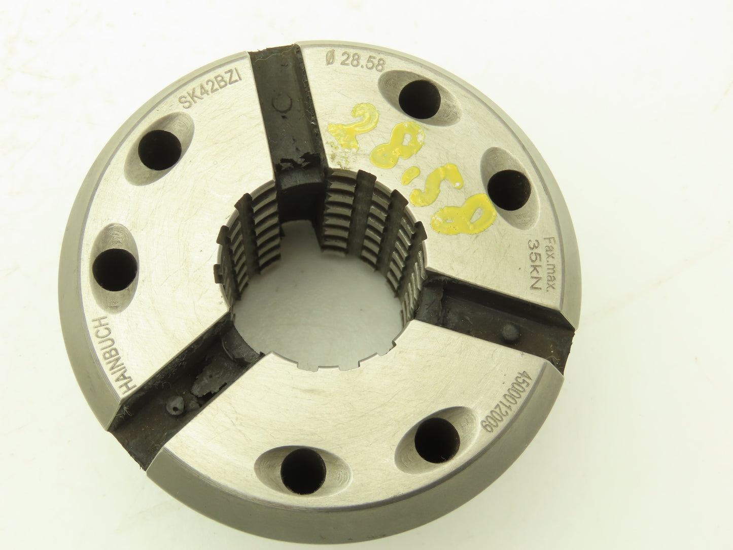 Hainbuch SK42BZIR28.58 Clamping Head Serrated Bore 28.58mm x 47mm OAL