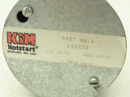 Kim F757SP Replacement Element for ESP220 Hotstart Tank Heater 240VAC 4000 Watts