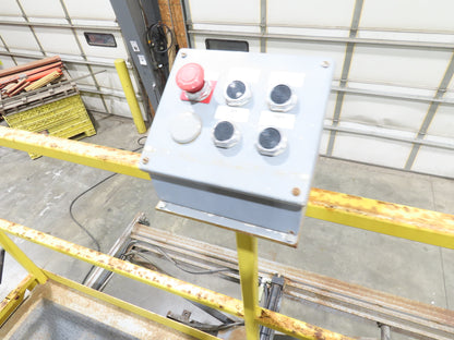 American 2000LB Electric Scissor Lift 96x60" Top 60" Travel Scaffold Work Dock