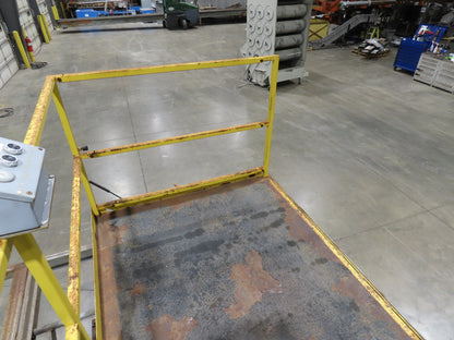 American 2000LB Electric Scissor Lift 96x60" Top 60" Travel Scaffold Work Dock