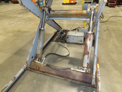 American 2000LB Electric Scissor Lift 96x60" Top 60" Travel Scaffold Work Dock