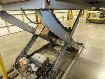 American 2000LB Electric Scissor Lift 96x60" Top 60" Travel Scaffold Work Dock